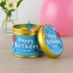 Happy Birthday Tin Candle by Bomb Cosmetics