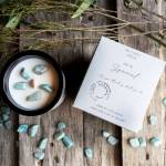Eau So Special Candle With Green Aventurine Gemstones