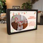 Christmas Personalised Dark Wood Keepsake Box