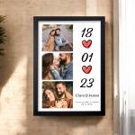 Couple Photo Print with Special Date – Personalised Poster