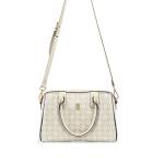 Tipperary Crystal Monogram Barrel Bag Ivory