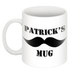Moustache Personalised Mug