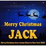 Merry Christmas Personalised Jigsaw