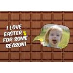 Easter Love Chocolate Photo Personalised Jigsaw