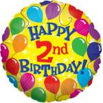 Happy 2nd Birthday Balloon in a Box