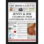 Anniversary Newspaper Spoof