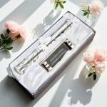 Silver Plated Birth Certificate Holder - Engraved With Your Message