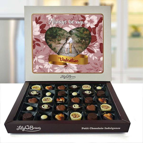 Always Be My Valentine Personalised Chocolate Box 270g
