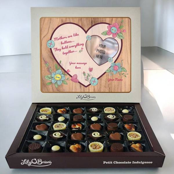 Mothers Are Like Buttons Personalised Chocolate Box 270g