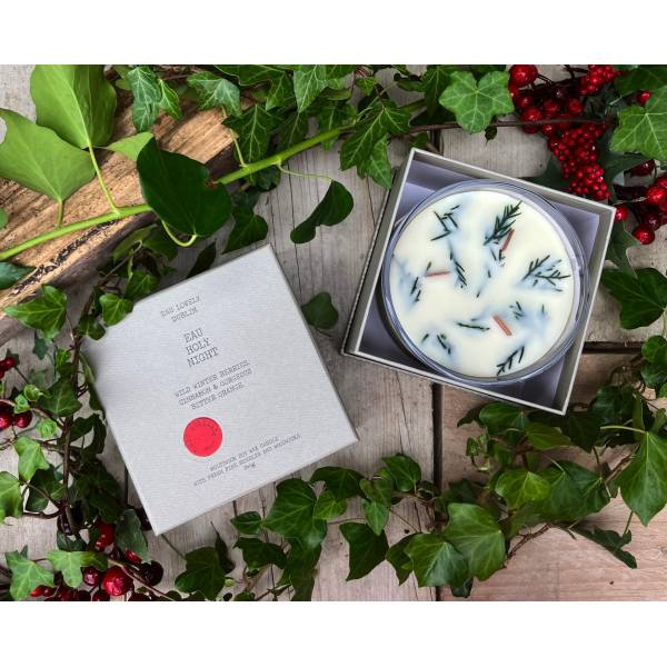 Eau Lovely - Eau Holy Night Three-Wick Candle With Fresh Pine Needles & Woodwick