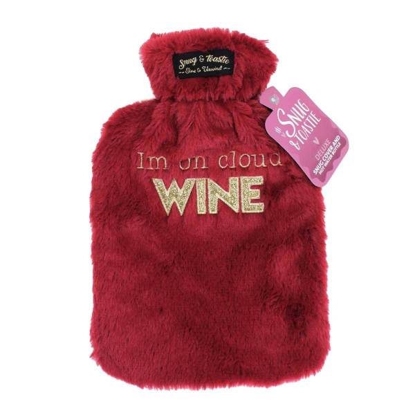 Slogan Plush Hot Water Bottle