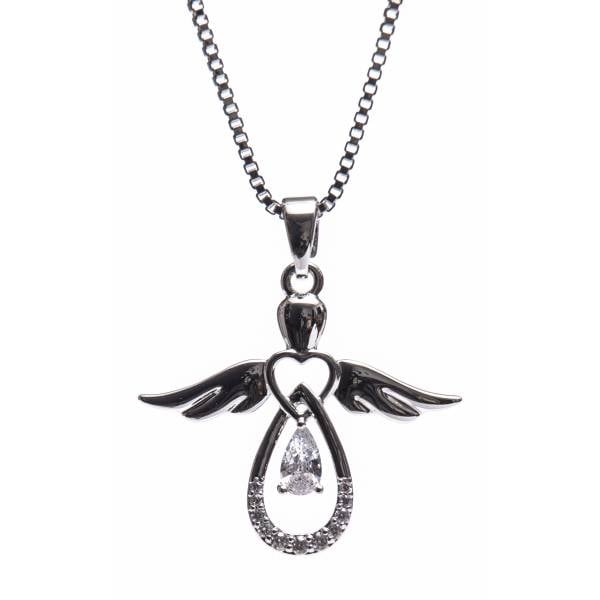 Silver Guardian Angel Pendant - Newgrange Living
