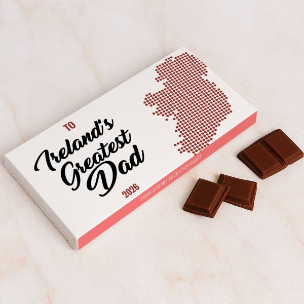 Ireland's Greatest Dad 2026 Chocolate Bar