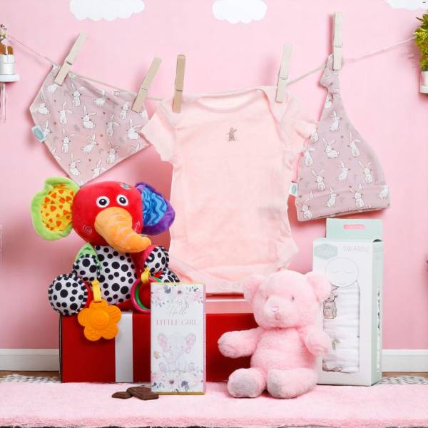 Hello Baby Girl Gift Hamper