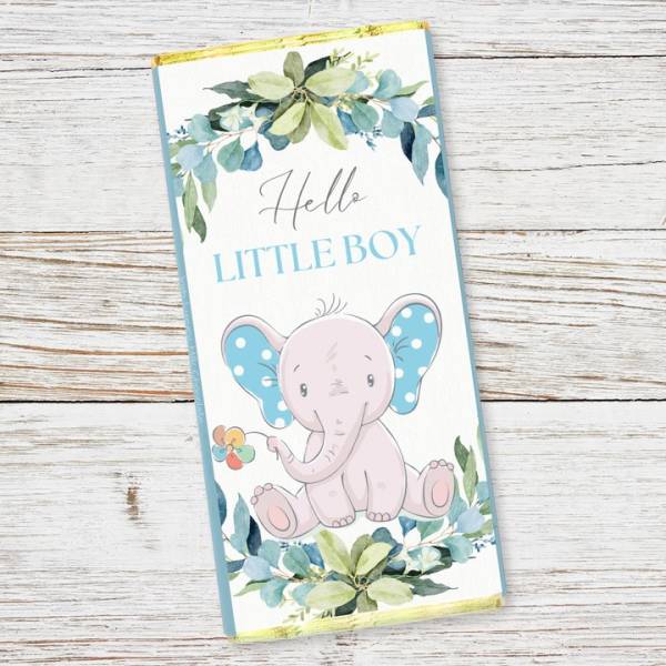 Hello Baby Boy Chocolate Bar 90g