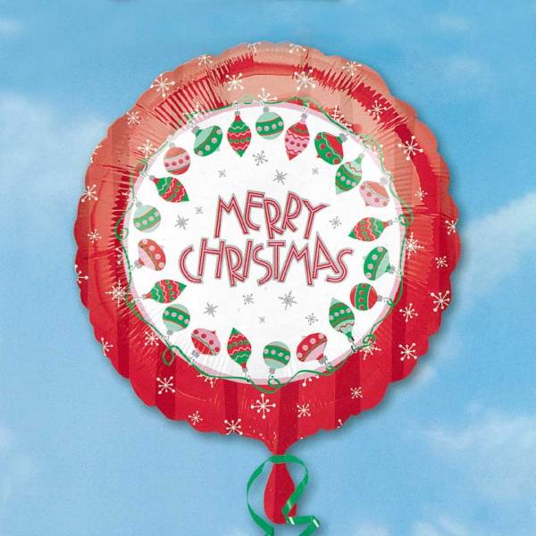 Merry Christmas Lights Balloon in a Box