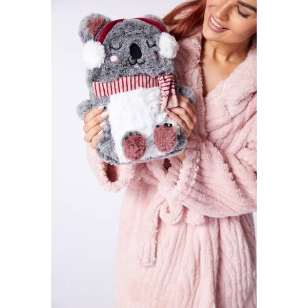 Luxury Hot Water Bottle & Fluffy Slipper Socks