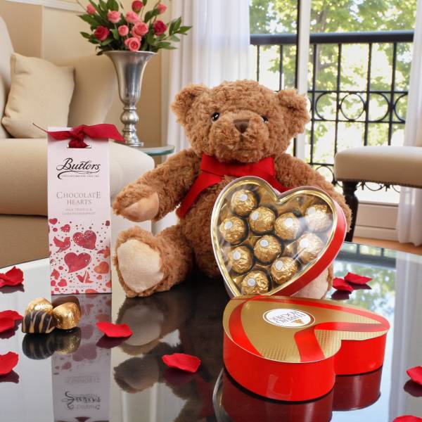 Valentine's Day Bear & Chocolate Treats