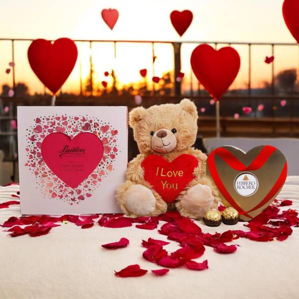 Valentine's Day Bear & Chocolate Treats