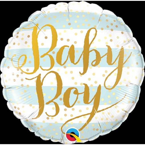 Sparkling Baby Boy Balloon in a Box