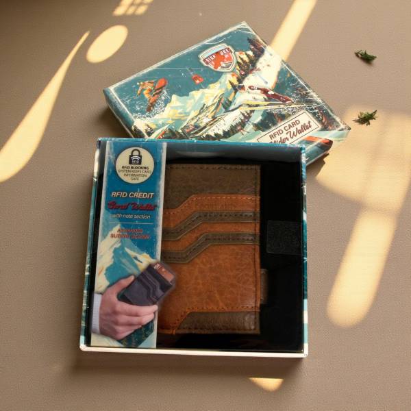Leather RFID Billfold Wallet