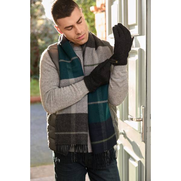 Gent's Wool Glove & Scarf Set