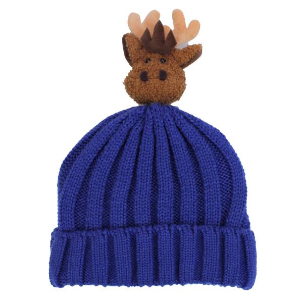 Christmas Kids Novelty Interchangeable Pom Pom Hat