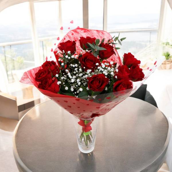 My Valentine Dozen Red Roses