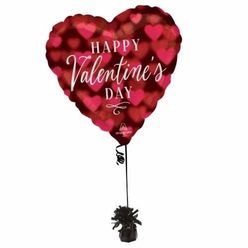 Happy Valentine's Day Hearts Balloon in a Box