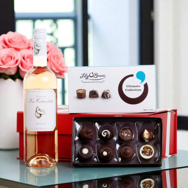 Rosé Wine & Chocolate Gift Hamper
