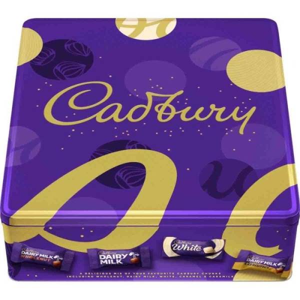 Cadbury Dairy Milk Chunks Tin 500g