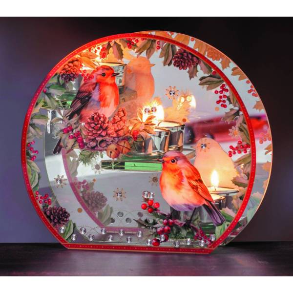 Robin Pair Tealight Set 3 - Newgrange Living