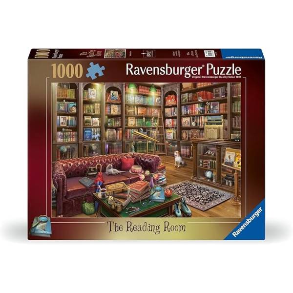 The Reading Room - 1000 Piece Jigsaw Puzzle