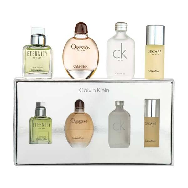 Calvin Klein Men's Mini Gift Set 4 X 15ml