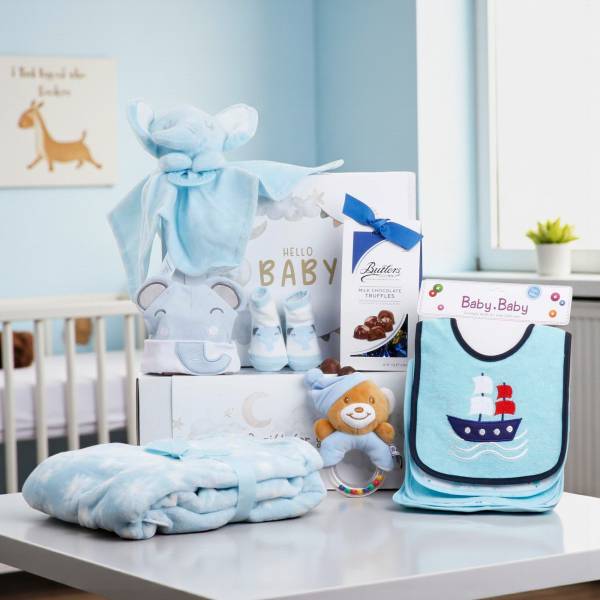 Elephant & Bear Cuddles Hamper