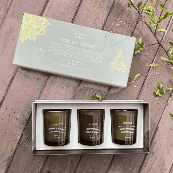 Eau Lovely Box of Wisdom Candle Trio