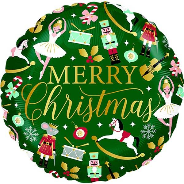 Merry Christmas Nutcracker Balloon in a Box