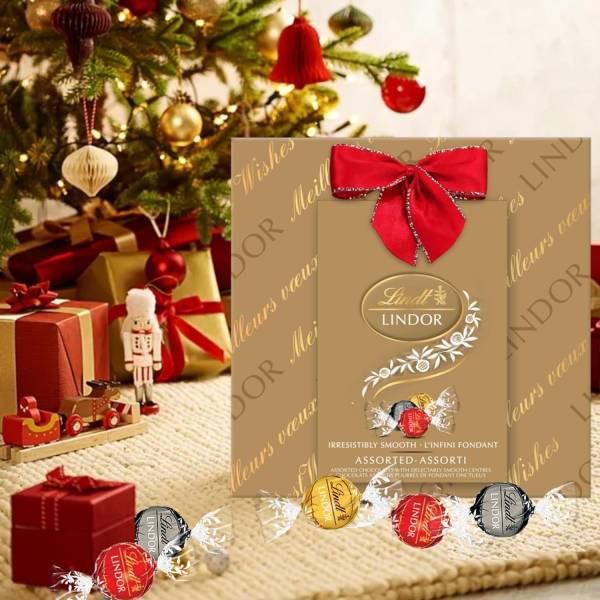 Lindt Lindor Assorted Truffle Chocolate Gift Wrapped Large Box 287g
