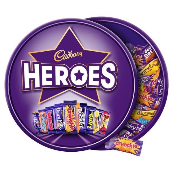 Cadbury Heroes Chocolate Tub 550g
