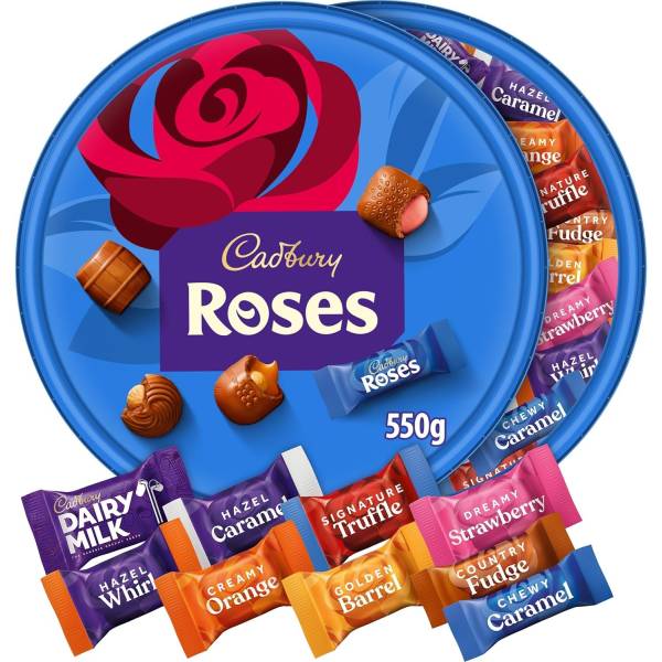 Cadbury Roses Chocolate Tub 550g
