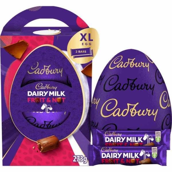 Cadbury Fruit & Nut & Wholenut Special Gesture Egg 273g