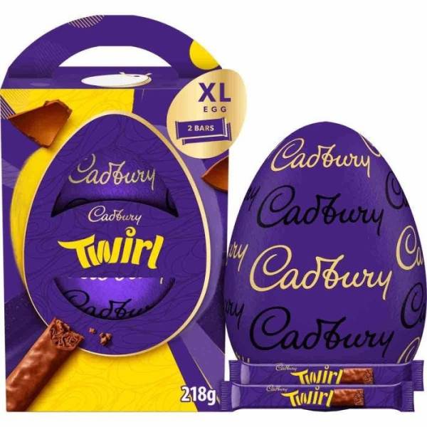 Cadbury Twirl Milk Special Gesture Egg 218g