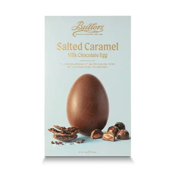 Butlers Salted Caramel Inclusion Signature Boxed Chocolate Egg 260g