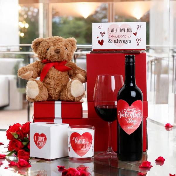 Love Actually Red Wine Hamper