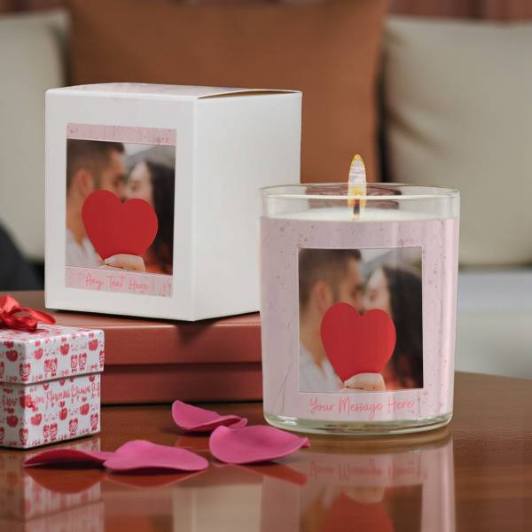 Love Photo - Personalised Scented Candle