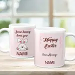 Happy Easter Some Bunny Loves You - Personalised Mug