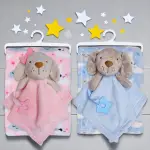 Personalised Baby Blanket & Comforter Set - Puppy
