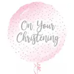 On Your Christening Pink Balloon in a Box