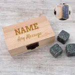 Engraved Any Name and Message - Whiskey Cooling Stones (8pcs set)