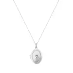 Tipperary Crystal Silver Heart Locket